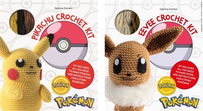 Pokemon Crochet Pikachu and Eeeve Kit Bundle