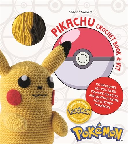 Pokémon Crochet Pikachu Book + Kit