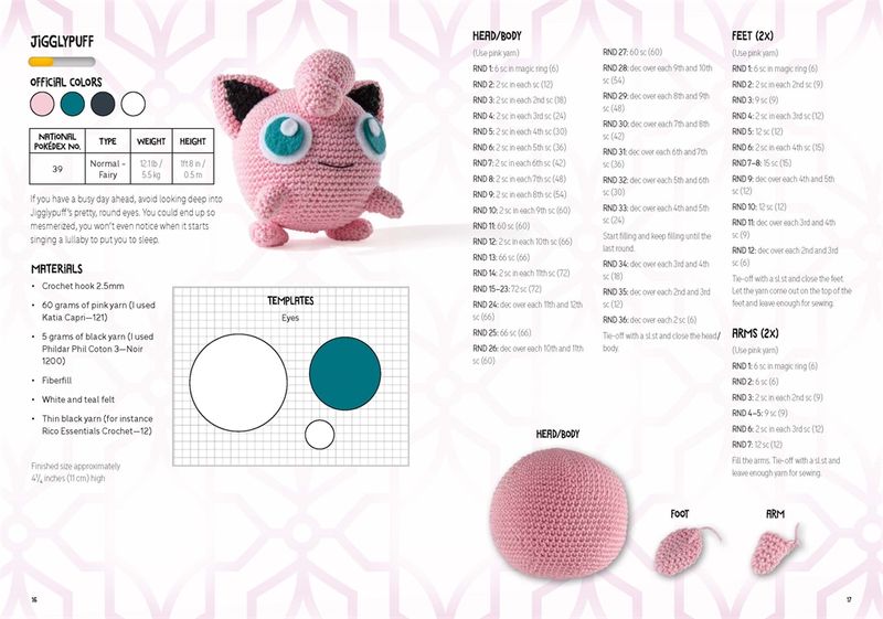 Pokémon Crochet Pikachu Book &amp; Kit