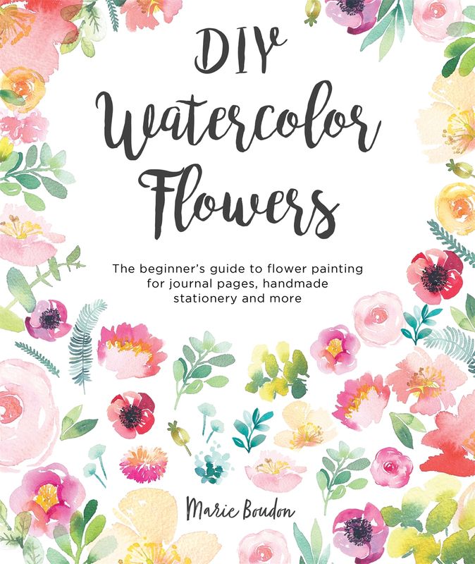 DIY Watercolor Flowers and Jungle 2 Book Bundle
