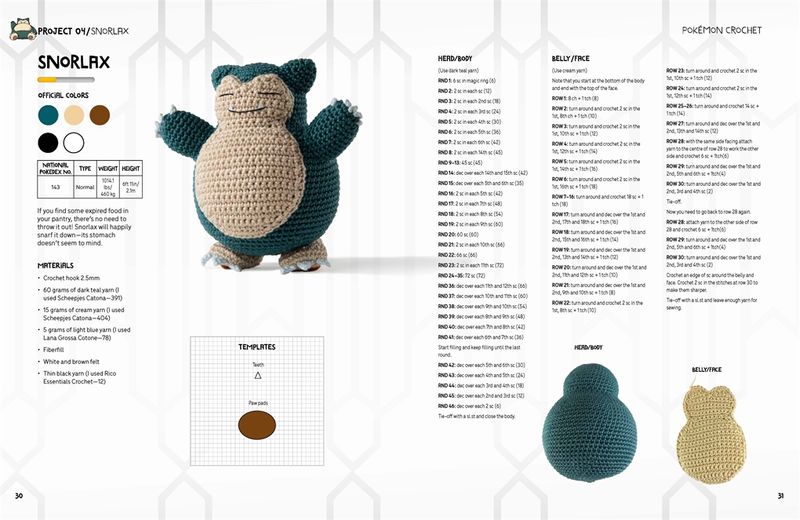 Pokémon Crochet Snorlax Kit
