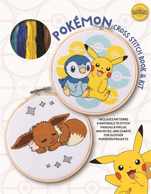 Pokémon Cross Stitch Book &amp; Kit
