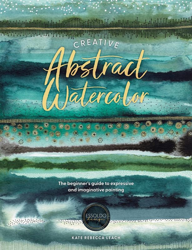 Creative Abstract Watercolor and Mixed Media 2 Book Bundle