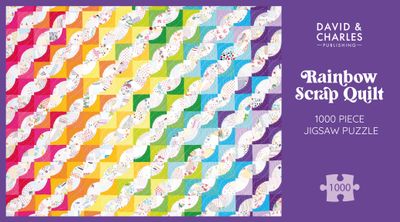 Rainbow Scrap Quilt 1000 Piece Jigsaw Puzzle
