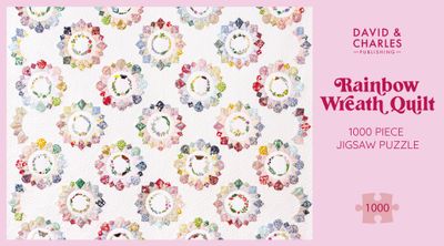 Rainbow Wreath Quilt 1000 Piece Jigsaw Puzzle