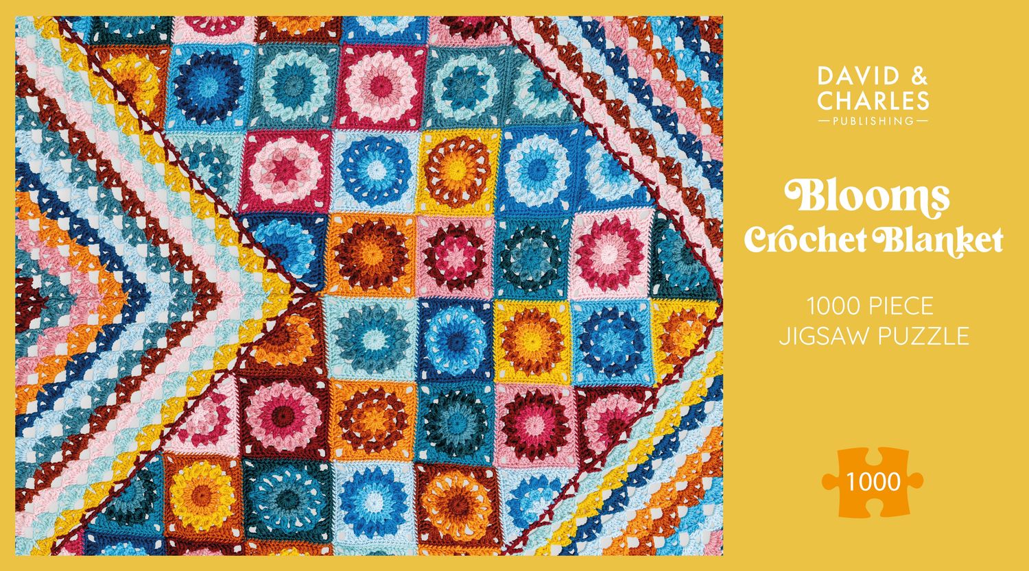 Blooms Crochet Blanket 1000 Piece Jigsaw Puzzle