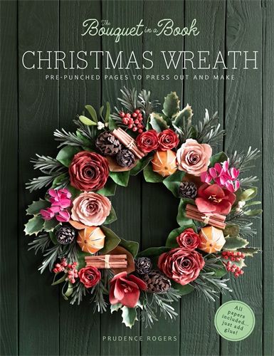 The Bouquet in a Book Christmas Wreath