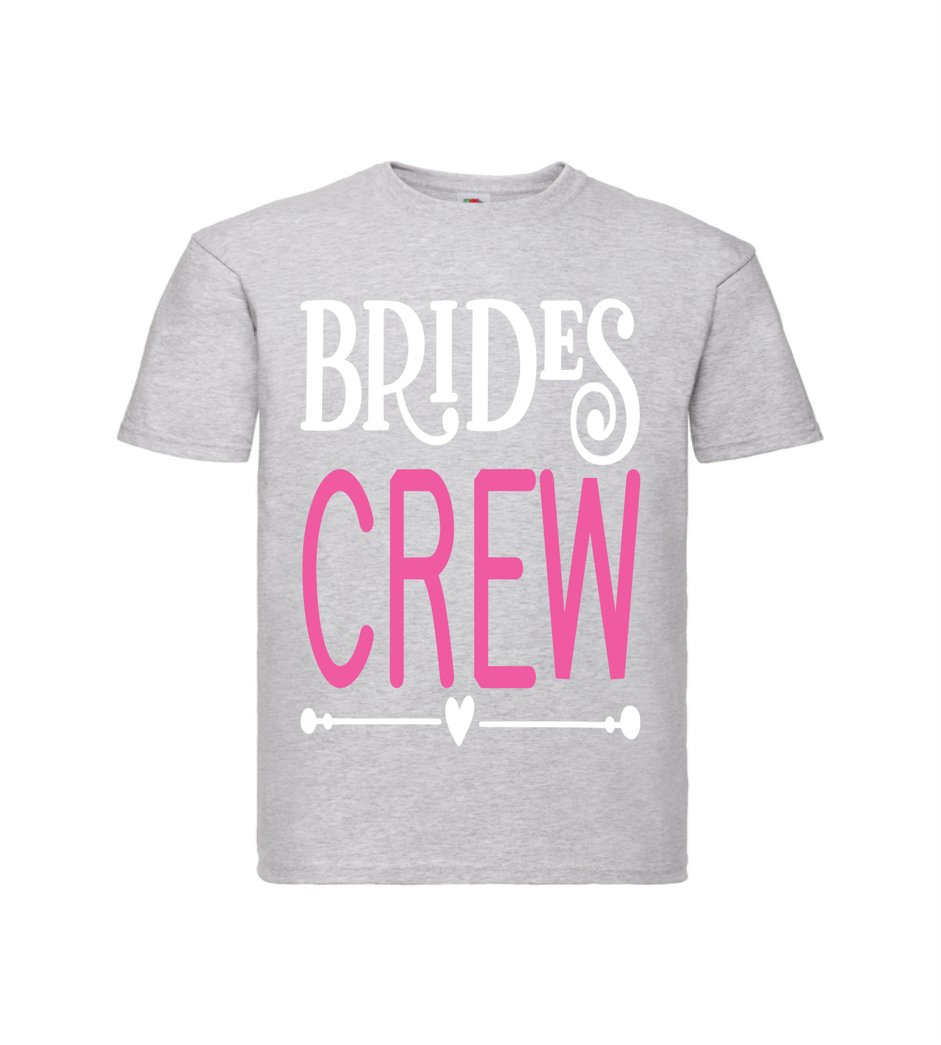 Brides Crew - Pink/White Lettering