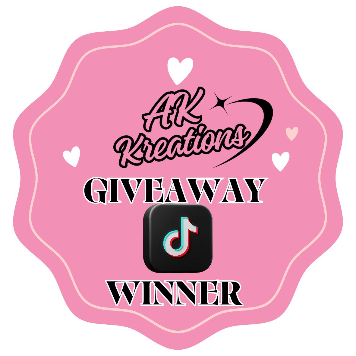 Tiktok GIVEAWAY winners