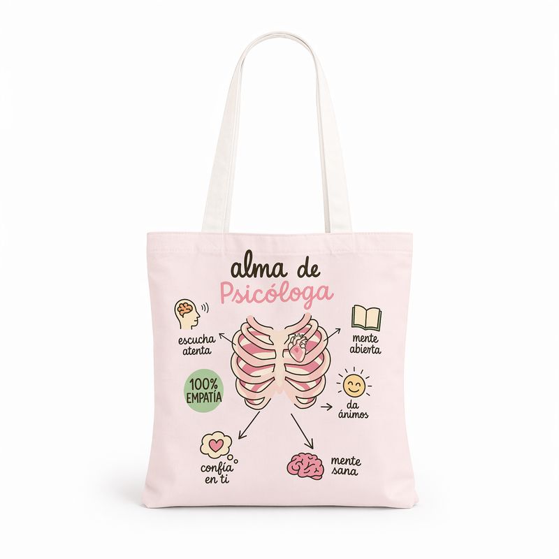 Tote Bag Alma de Psicologa