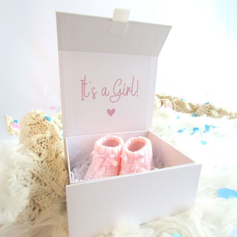 Gender Reveal Bootie Box
