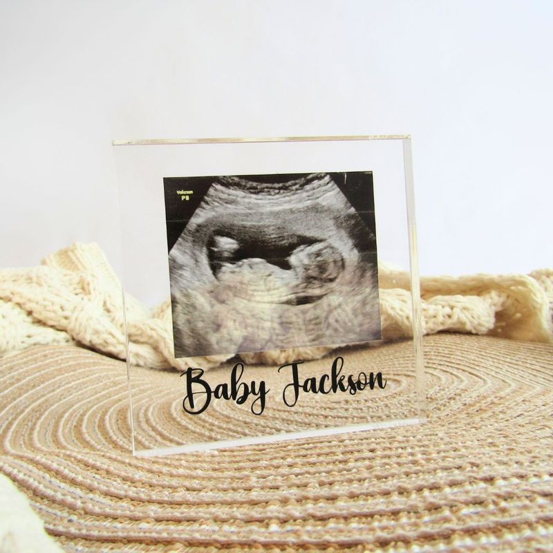 Scan Photo Personalised Acrylic Block