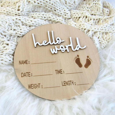 Hello World Plaque - Large