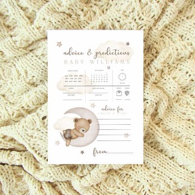 Baby Shower Games - Bear Theme