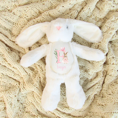 Personalised Bunny - Flopsy White