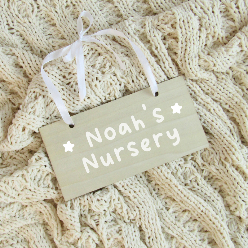 Personalised Nursery Door Sign