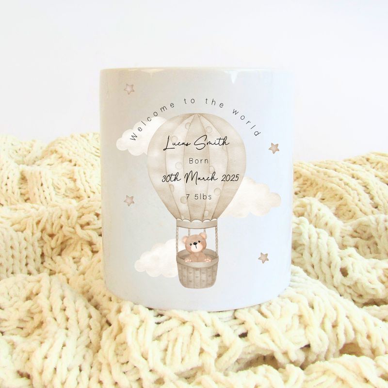 Money Box - Welcome to the World Hot Air Balloon