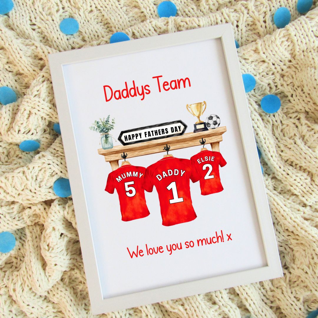 Daddy's Team A4 Frame