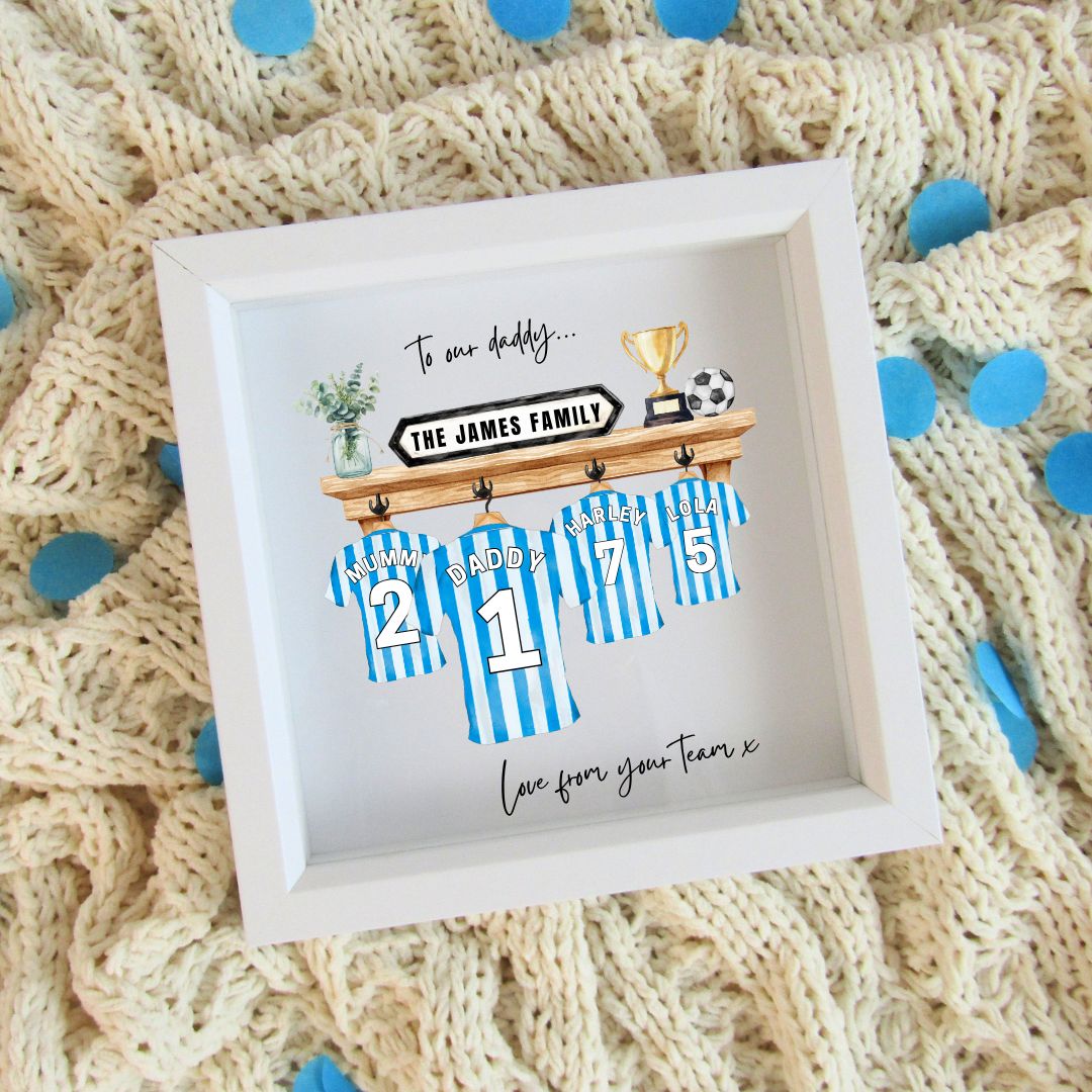 Daddy's Team Box Frame
