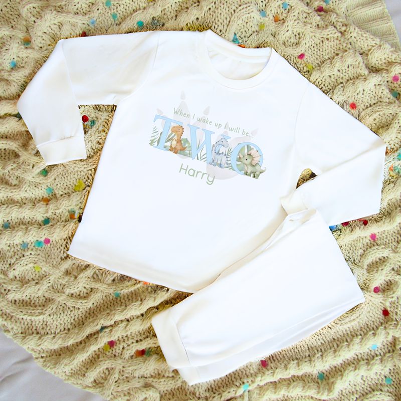 Birthday Pyjamas- Dinosaur Design