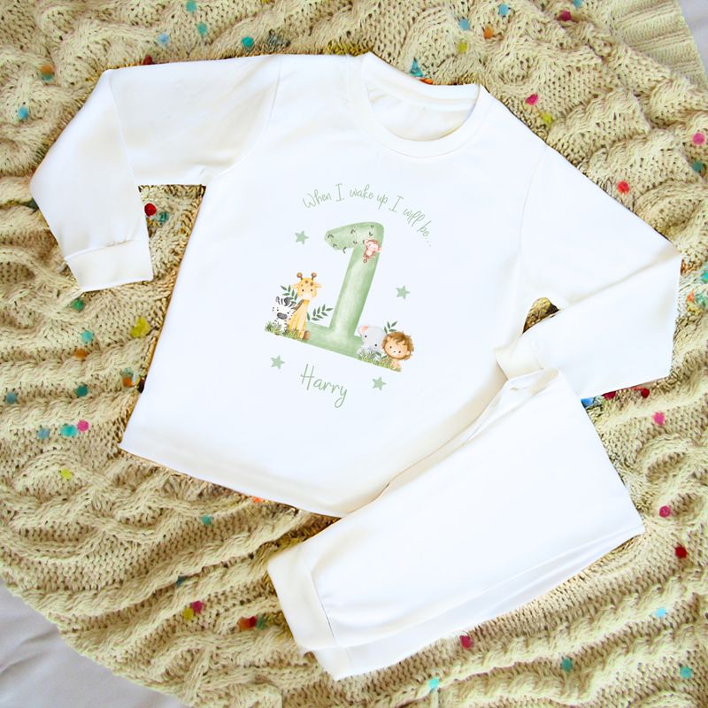 Birthday Pyjamas - Safari Theme