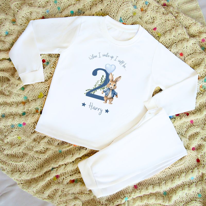 Birthday Pyjamas-  Flopsy Blue