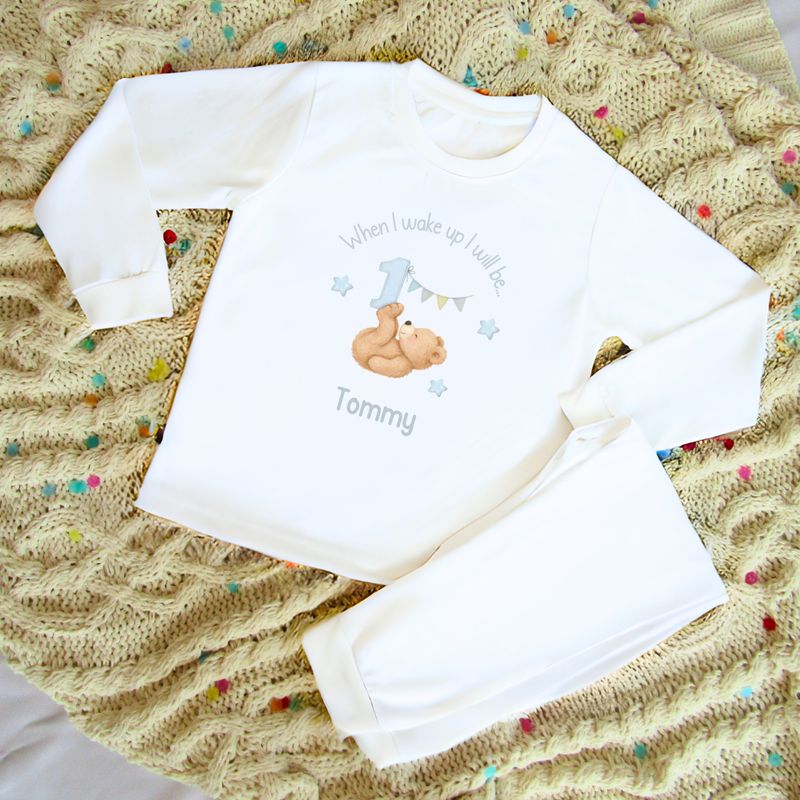 Birthday Pyjamas - Blue Bear