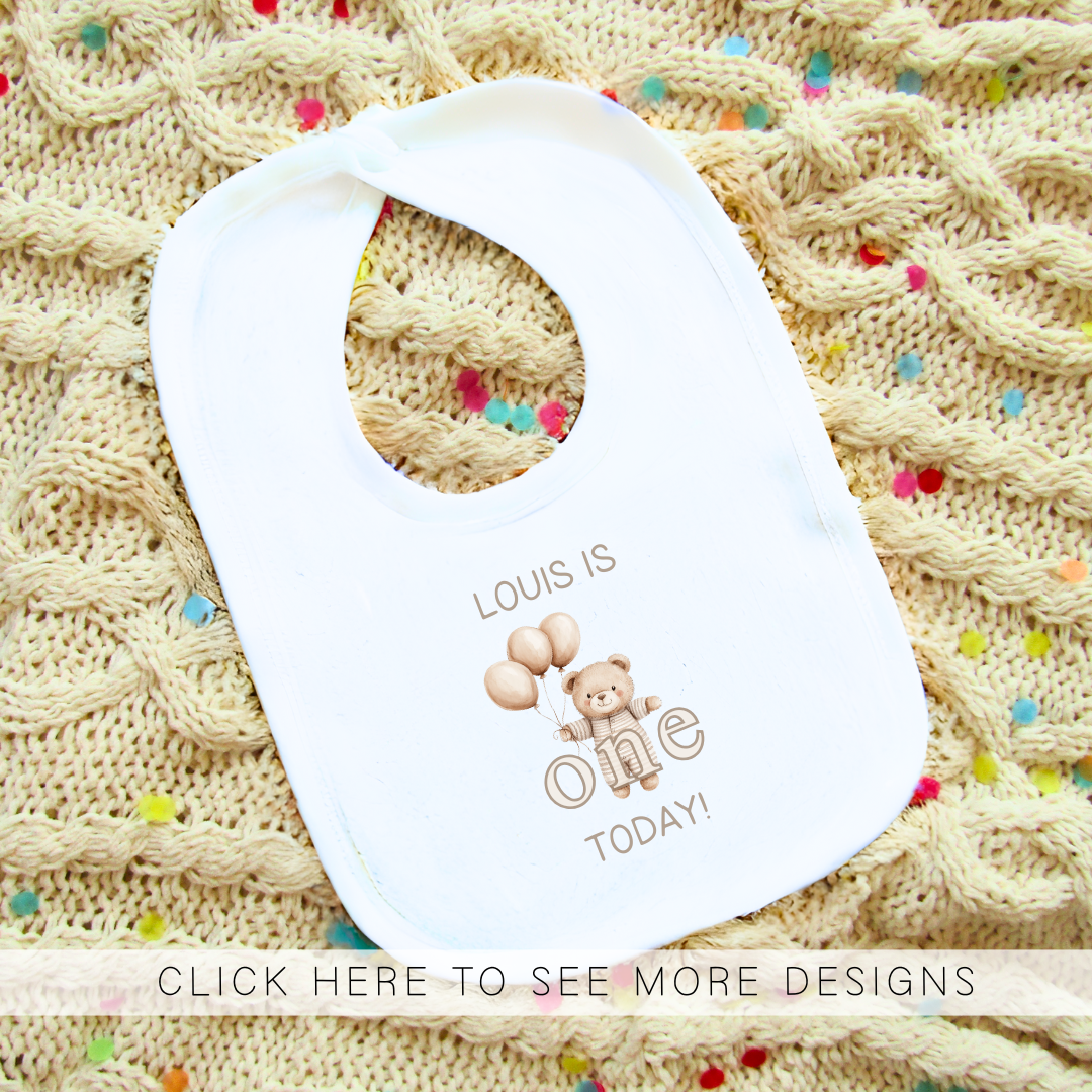 Personalised Boys Birthday Bib