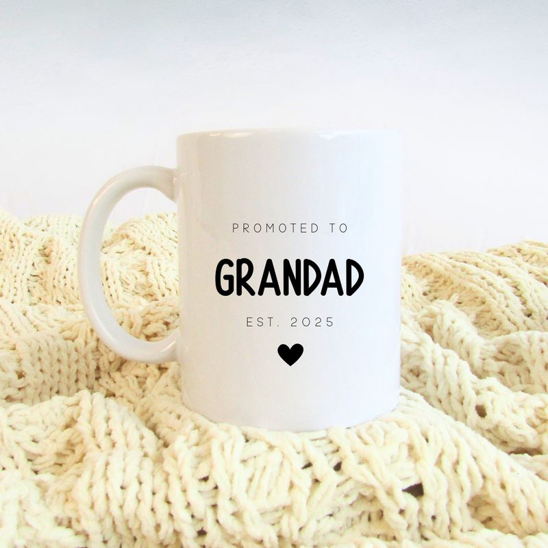 Promoted to Grandad Mug
