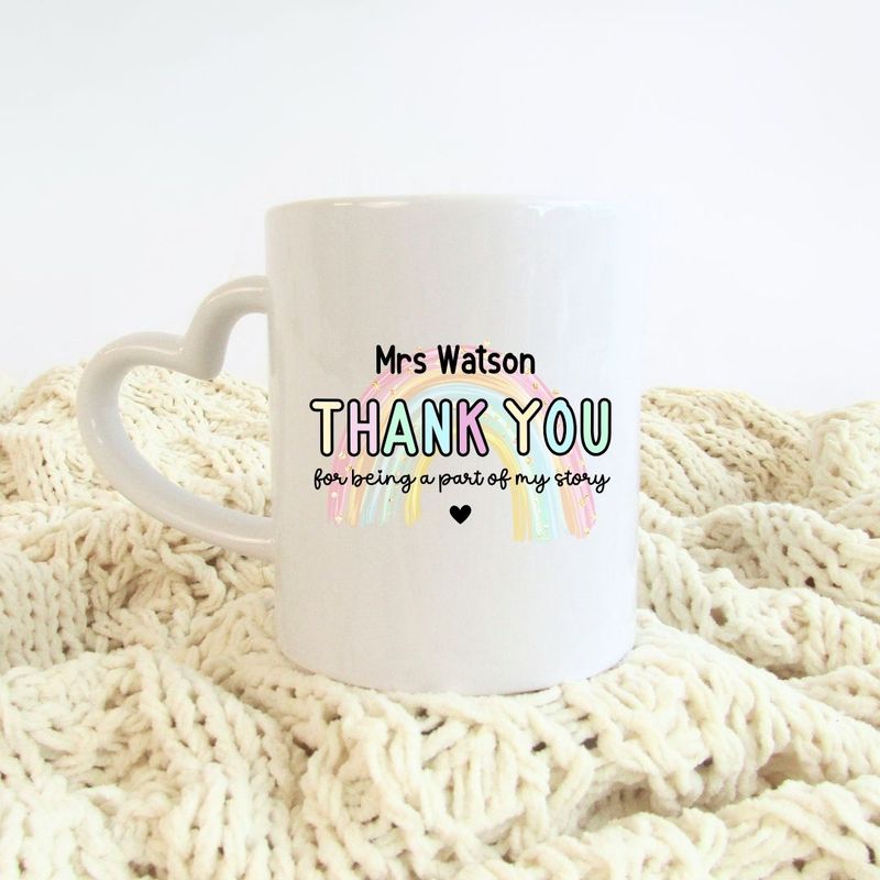 Thank You Mug - Pink