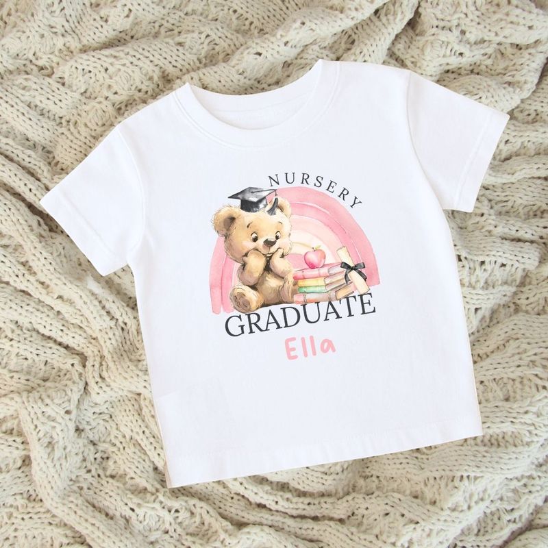 Nursery Graduate T-Shirt - Pink