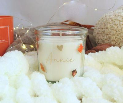 Autumn Leaves Candle - Autumnal Colours Autumn Leaves Candle - Autumnal Colours