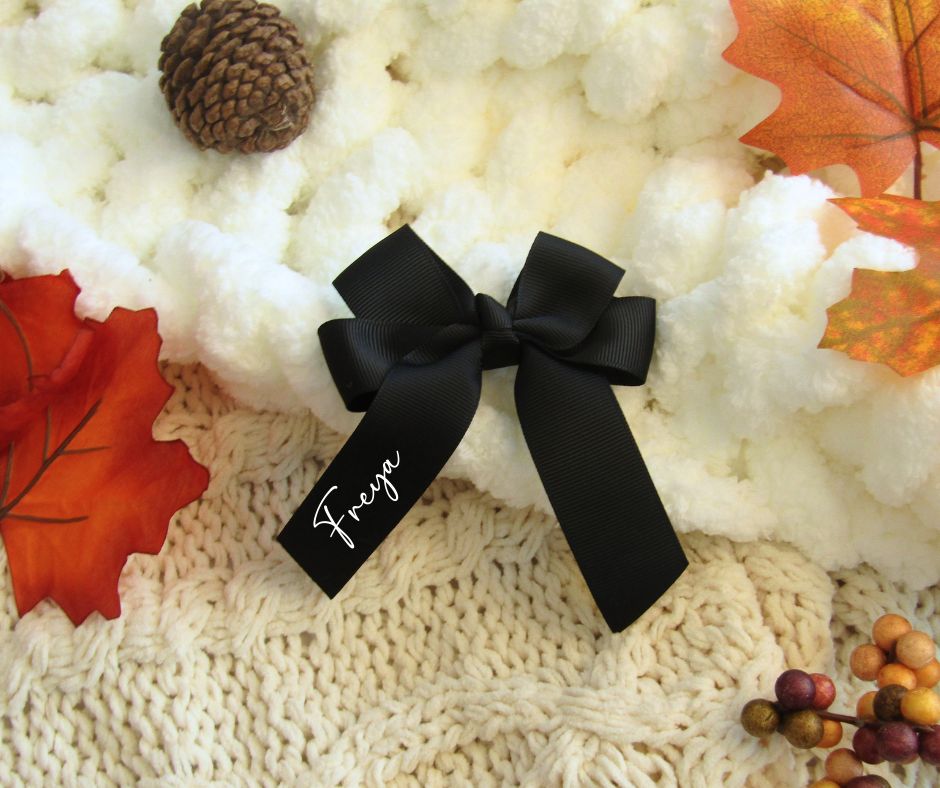 Hair Bow - Black