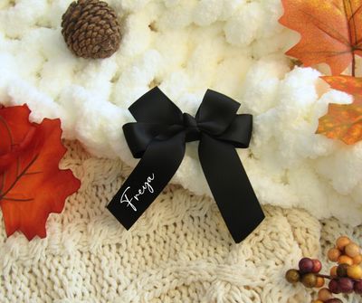 Hair Bow - Black