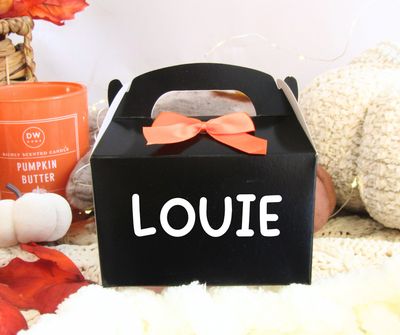 Personalised Trick or Treat Box Mini Personalised Trick or Treat Box Mini
