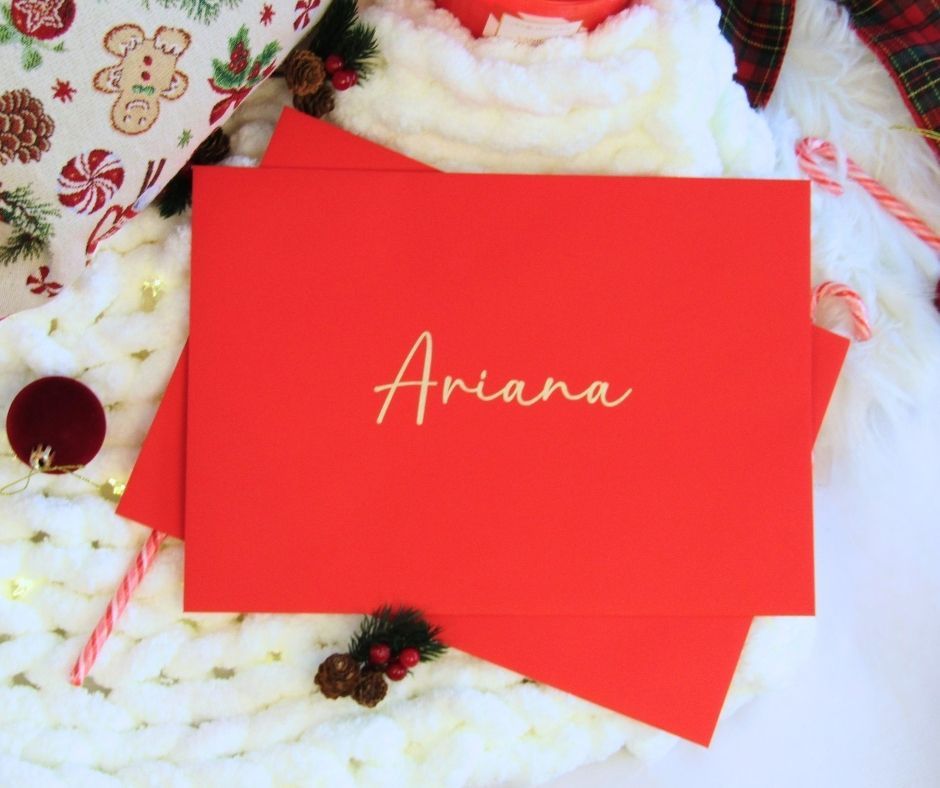 Personalised Certificate Envelope