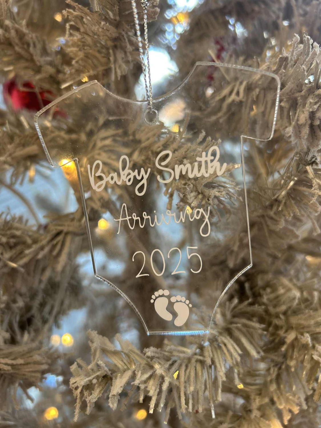 Christmas Bauble - Pregnancy Announcement