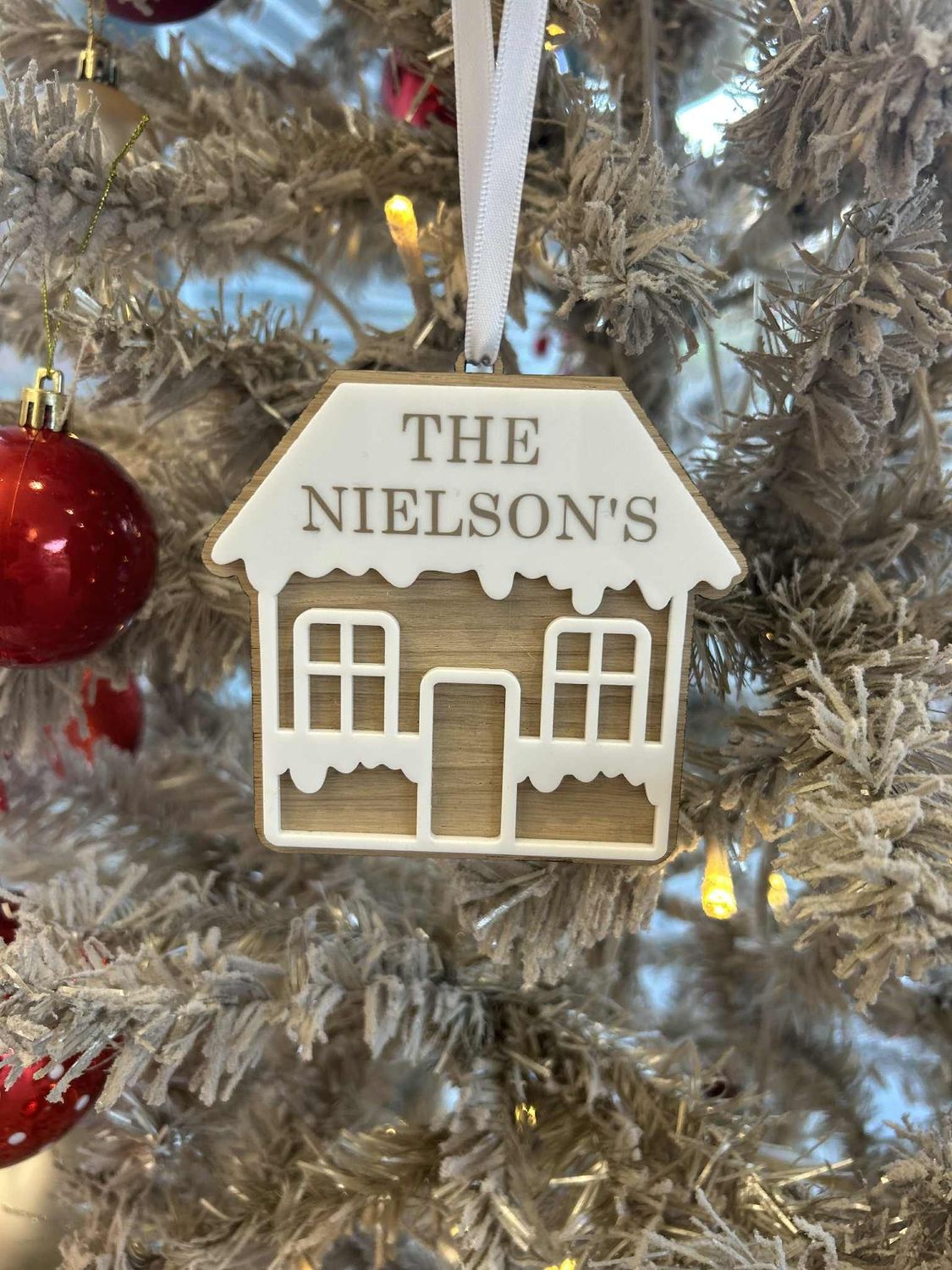 Christmas Bauble - Family Gingerbread House