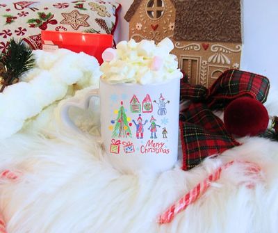 Personalised Christmas Mug – Your Child’s Drawing
