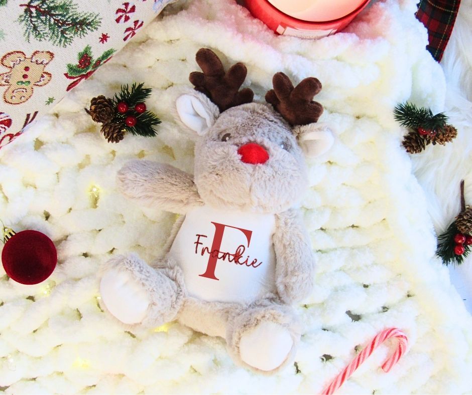 Reindeer Soft Toy - Personalised Name