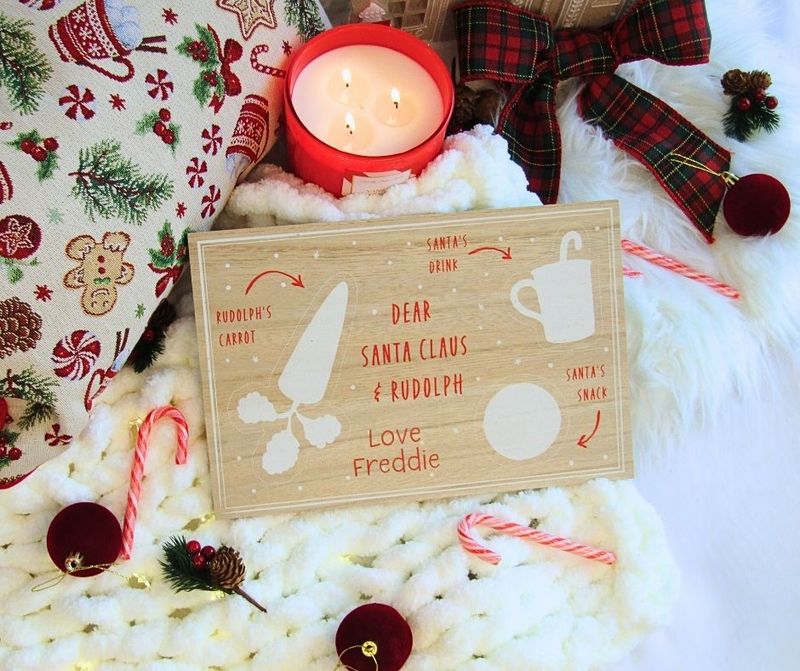 Personalised Wooden Christmas Eve Board