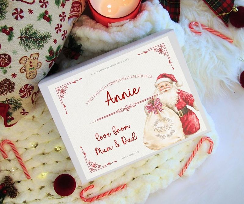 Personalised Santa Christmas Gift Box