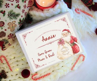 Personalised Santa Christmas Gift Box