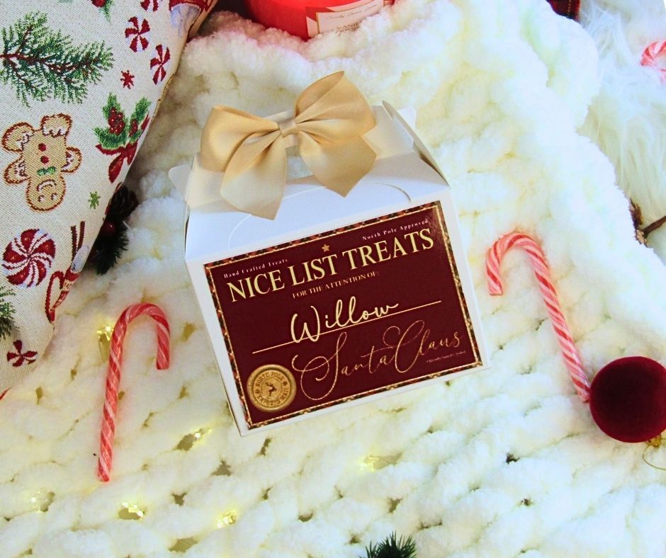 Personalised Nice List Treat Box