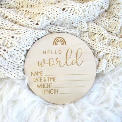 Hello World Plaque - Small