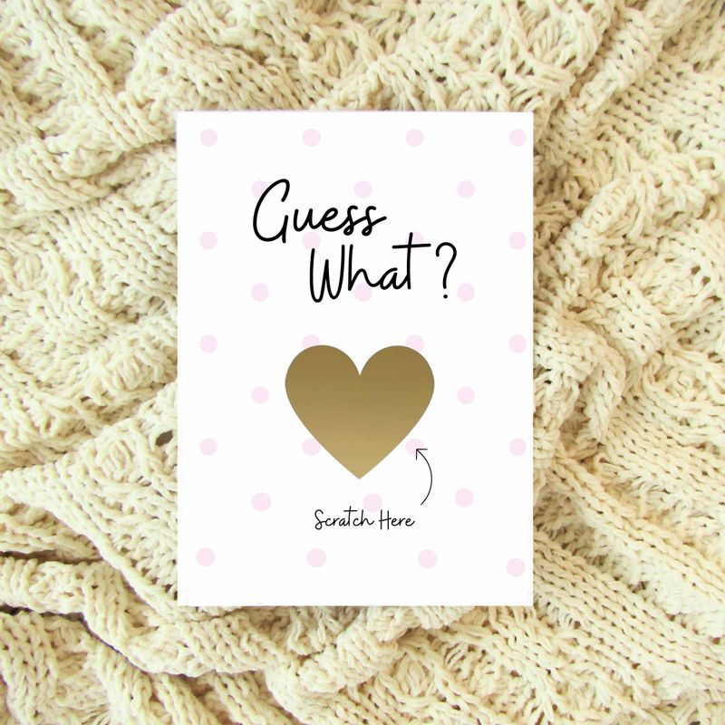 Pregnancy Announcement Scratchcard - Big Sister