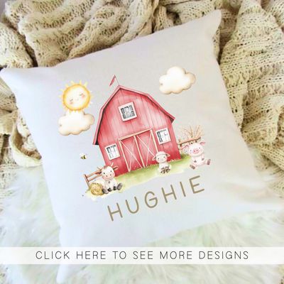 Personalised Pillow - Farm Collection