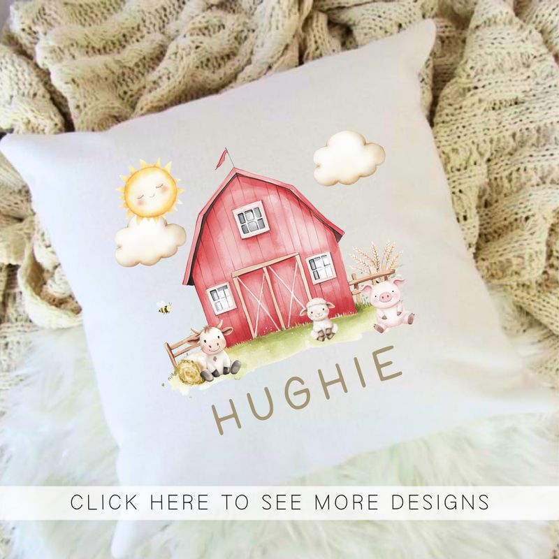 Personalised Pillow - Farm Collection