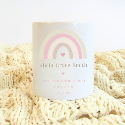Money Box - Rainbow Pink