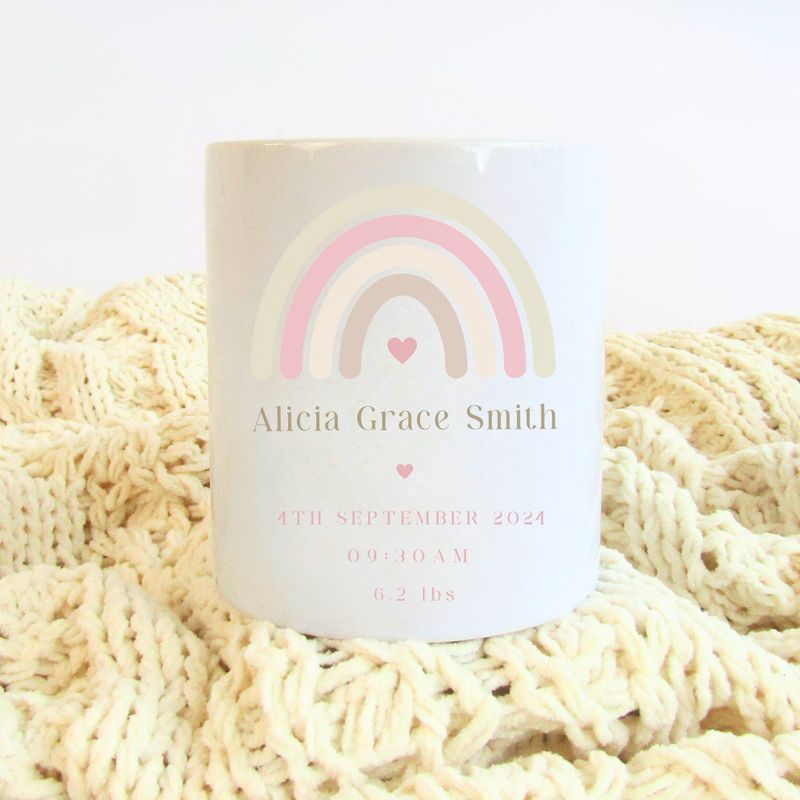 Money Box - Rainbow Pink